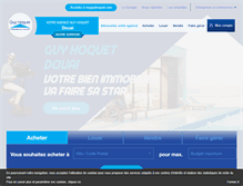 Tablet Screenshot of guyhoquet-immobilier-douai.com